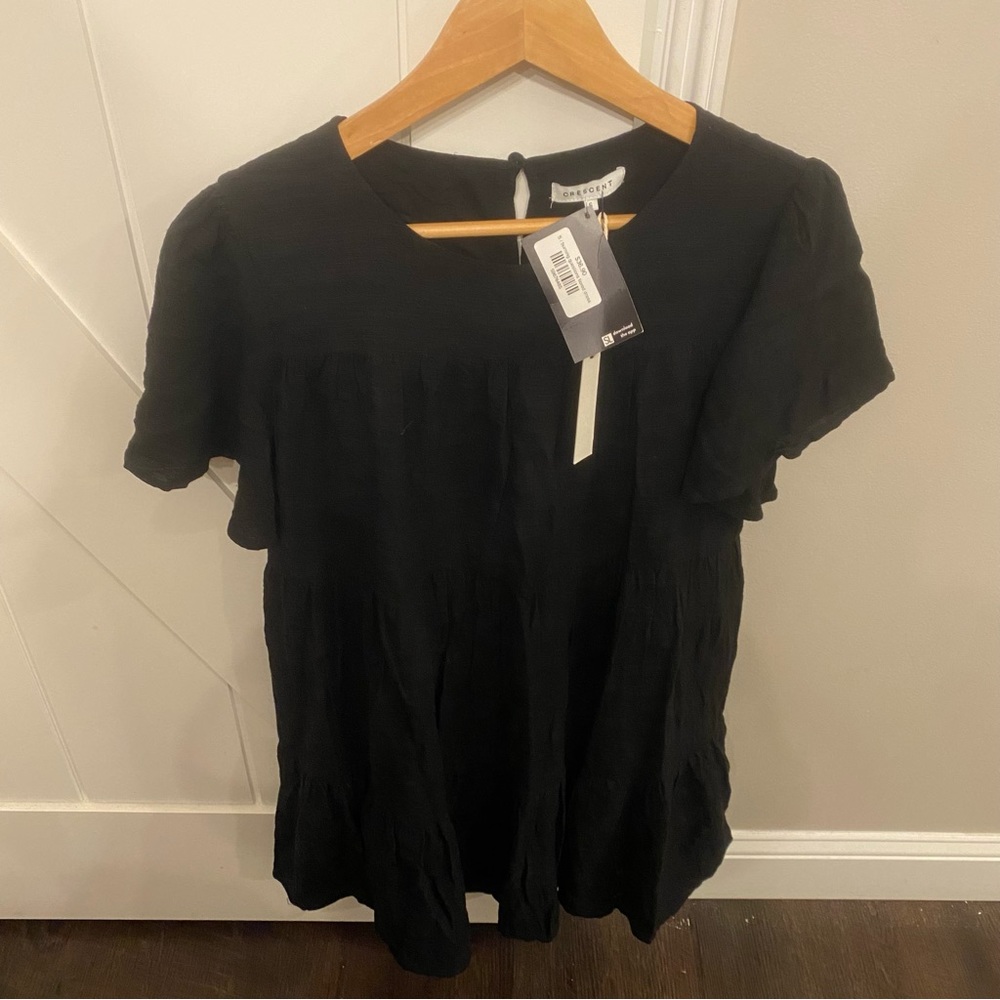 NWT Crescent tiered dress